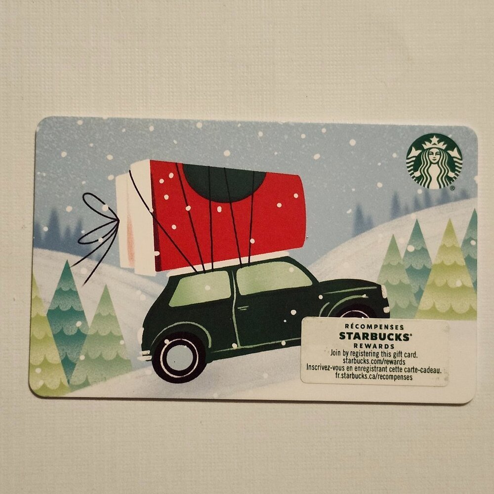 STARBUCKS Coffee Gift Card Travel To Go Cup 2020